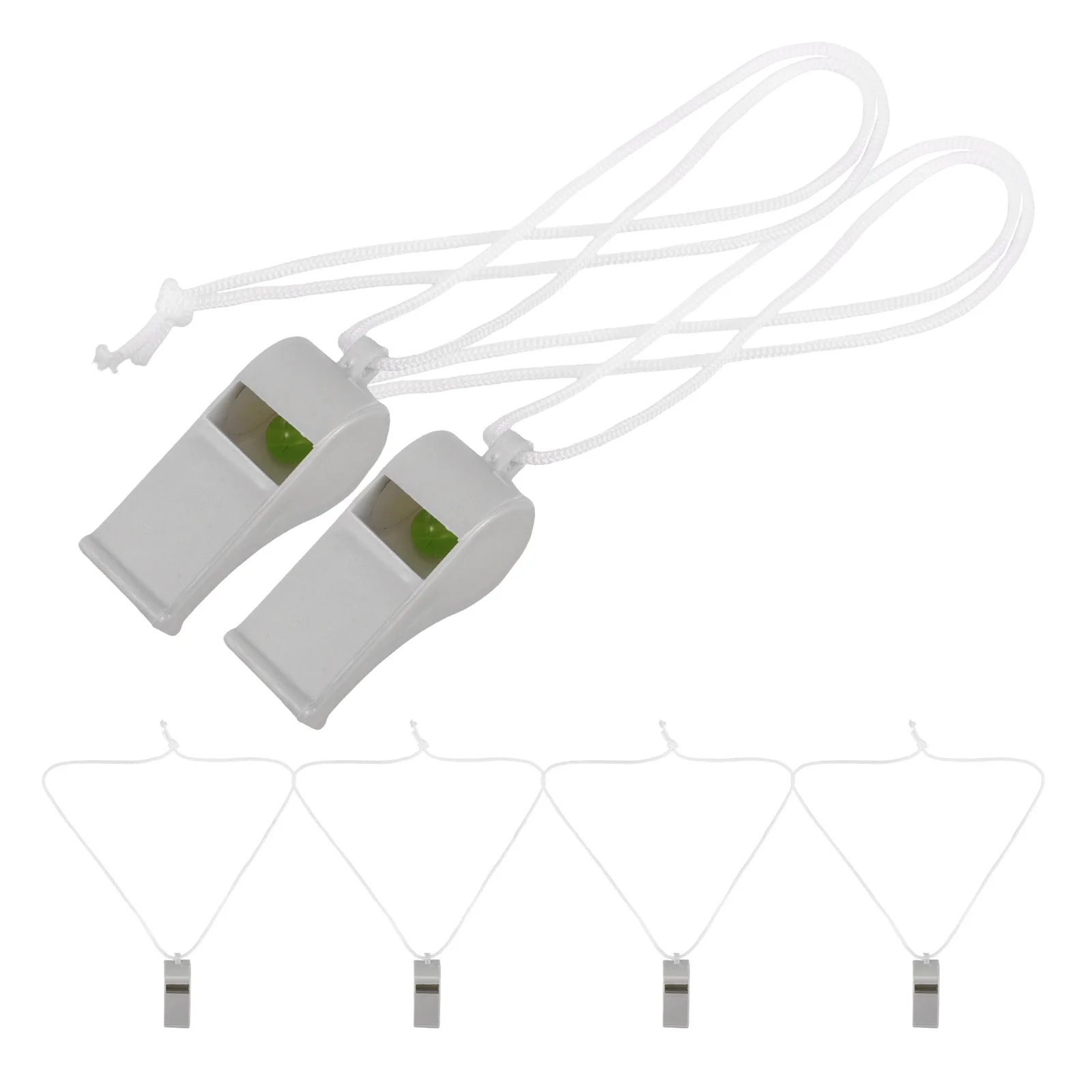 

6Pcs Cheer Whistles Multi Use Portable Noise Makers for Parties Events Competitions Traffic Control Sports Meeting Crowd