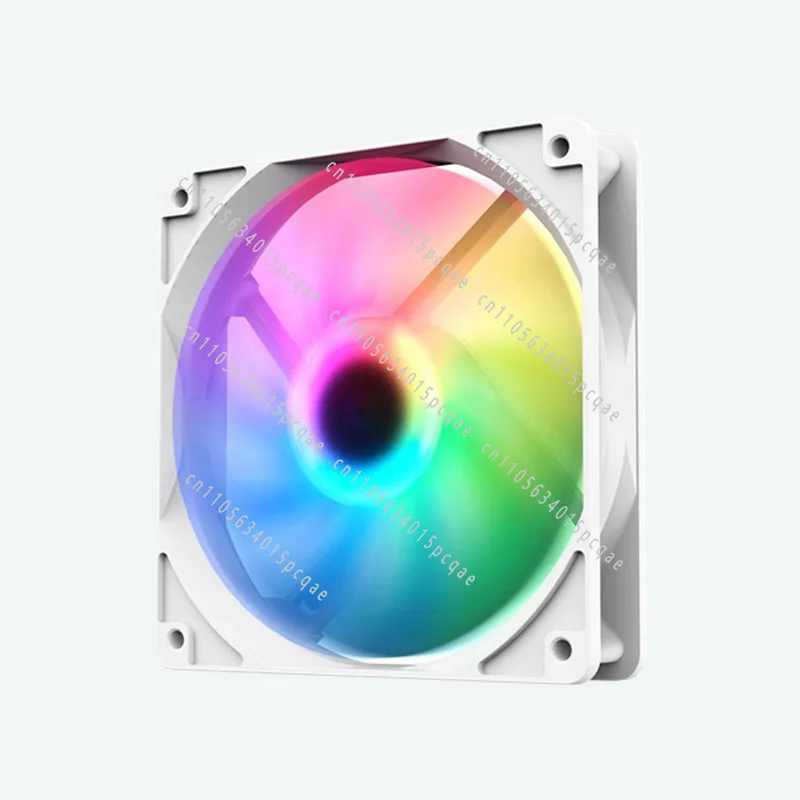 120Mm 1.8W PC System Ball Bearing Cooling Fan Copper Radiator White Computer Chassis