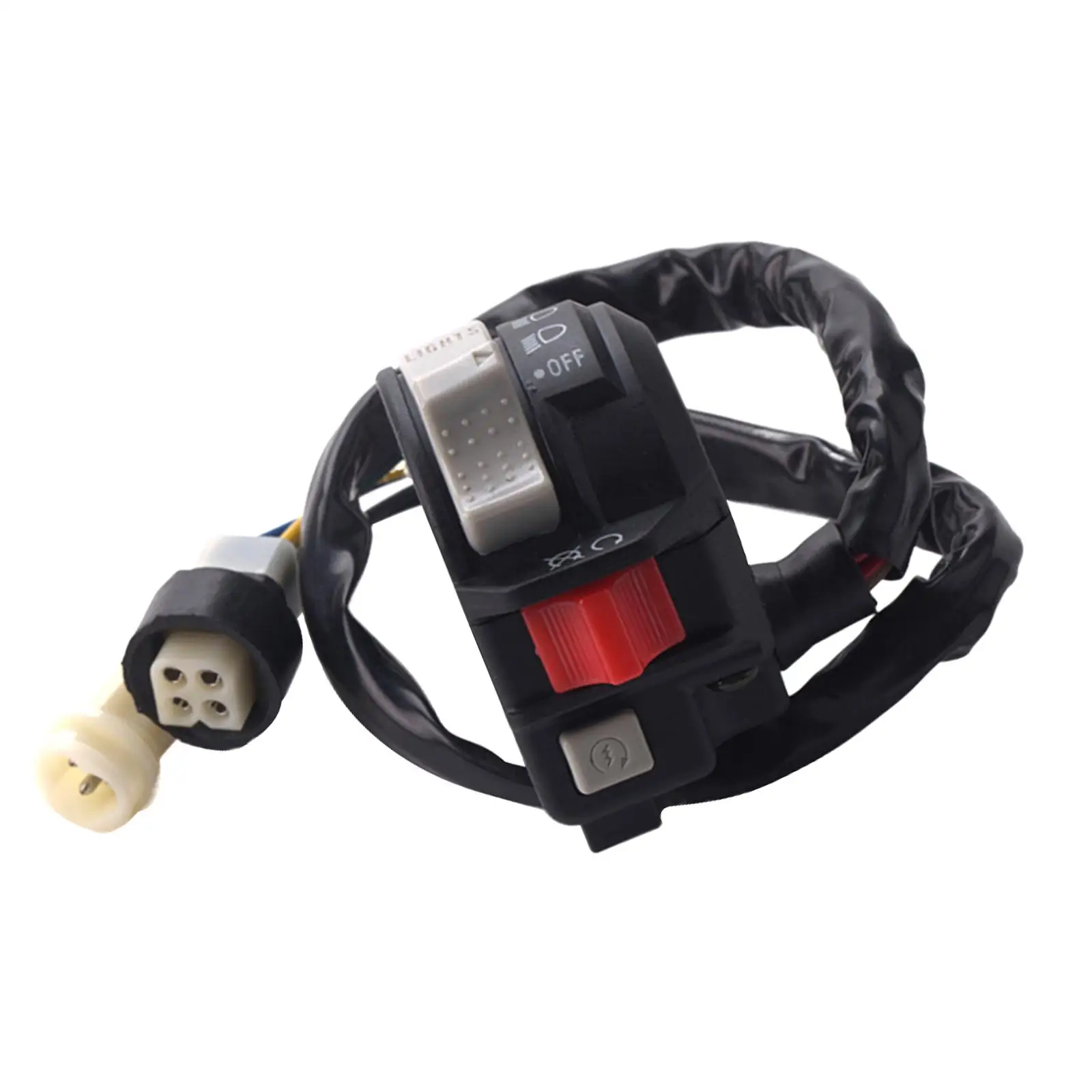 Left Handlebar Light Run Start Switch Professional for Yamaha Warrior 350 Good performance Convenient Installation