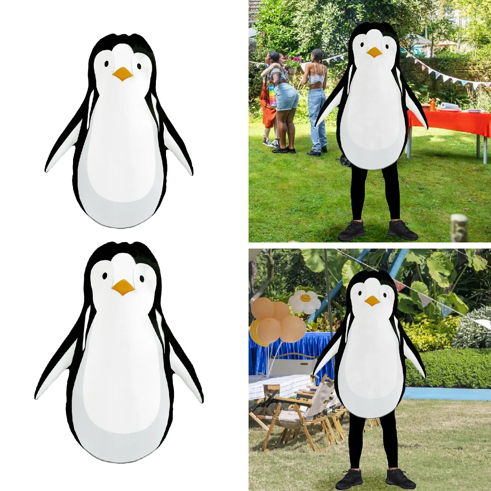 

Cosplay Outfit Comfortable Reusable Penguin Costume for Stage Performance Role Play Dressing up Animal Themed Party Masquerade