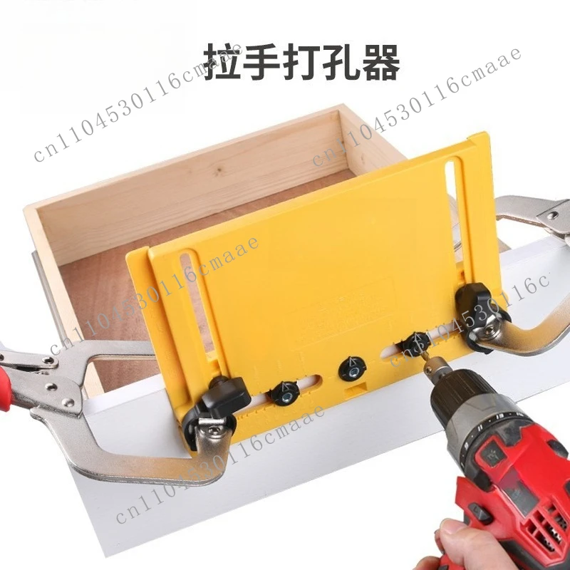 Woodworking, Handle, Hole Punch, Cabinet Door, Punching, Row Hole