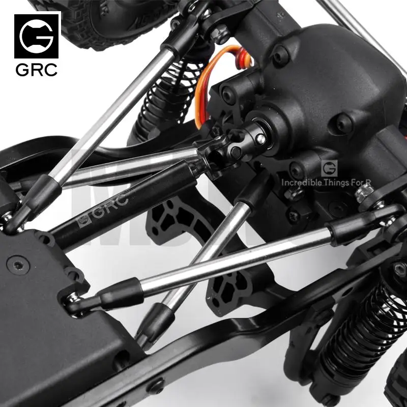 2PC Metallo Aggiornamento Albero di Trasmissione Piccolo Diametro Più Simulato Asse di Trasmissione GAX0131G f RC JIMNY MST CFX Auto 242/252/267mm Passaggio