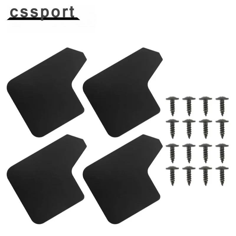 

High Quality 4pcs ABS Plastics Wide Rally Mud Flaps Splash Guard Mudguard For 1995-2023 Toyota Tacoma QC-353