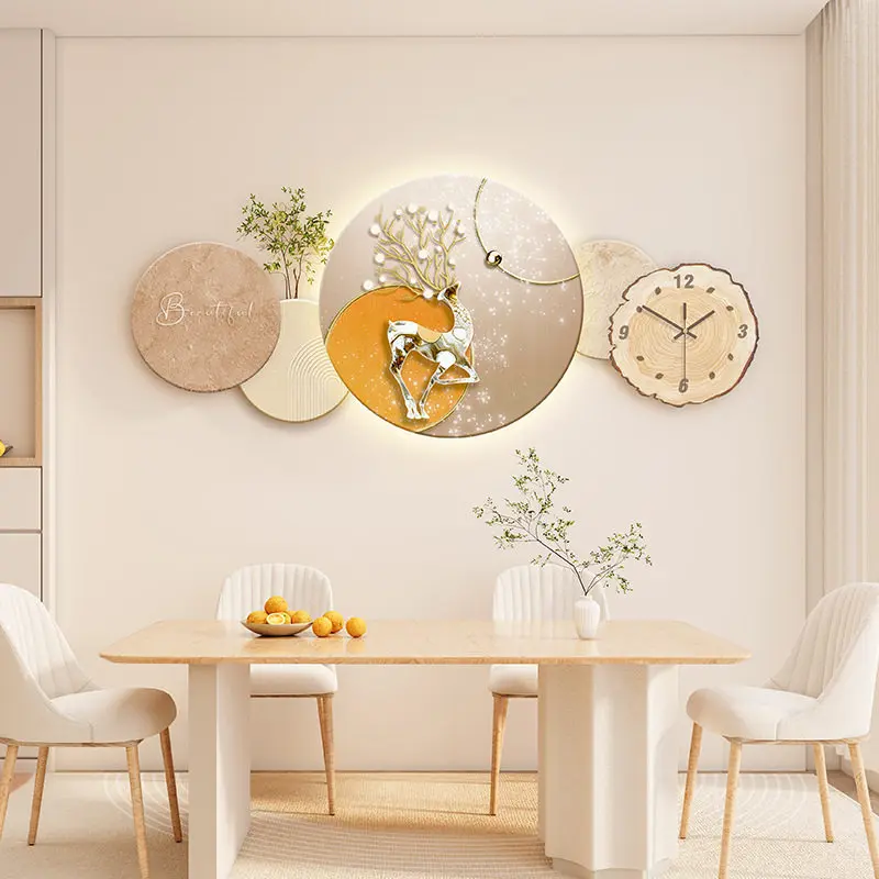 Luxury Digital Clock Wall Led Living Room Modern Bedrooms Design Fashion Wall Clocks Restaurant Reloj De Pared Home Decoration