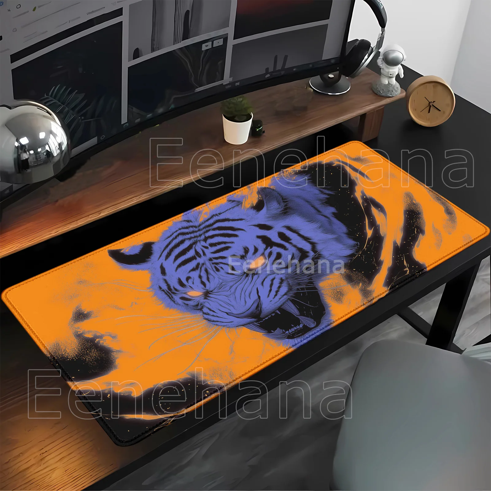 

Art Design Mouse pad Tiger large Mousepad 400X900mm Gaming mats PC Computer Keyboard XXL office accessories HD Printing Desk mat
