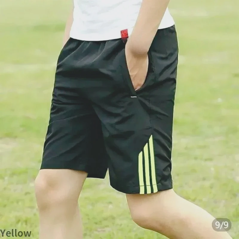 Invisible Zipper Open-Crotch Pants Full Open Outdoor Sex Free Men's Ice Silk Seamless Underwea Beach Pants Home Pants