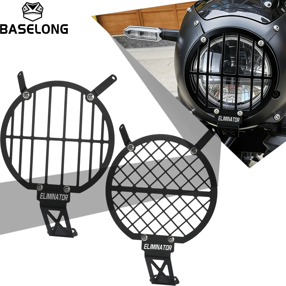 Motorcycle Light Cover Protector Headlight Protector Guard Protection Covers For Kawasaki Eliminator 500 SE Eliminator500SE
