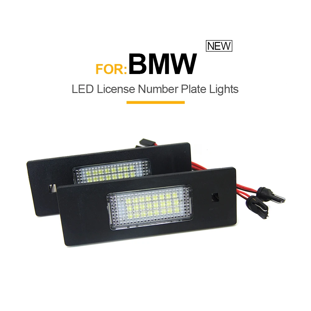 For BMW 1 6 Z Series E81 E87 E63 E64 Z4 LED No Error Licence Number Plate Light 63267165735 63267193294