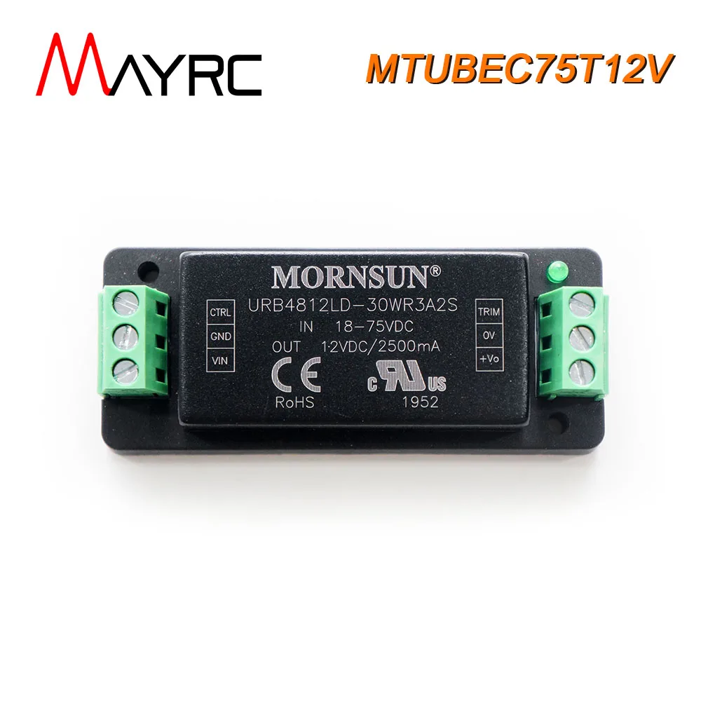 

MAYRC Convert 75V Voltage to 12V 2.5A 1.5A Voltage Regulator UBEC Module for Water pump Speed Controller Optional Accessory