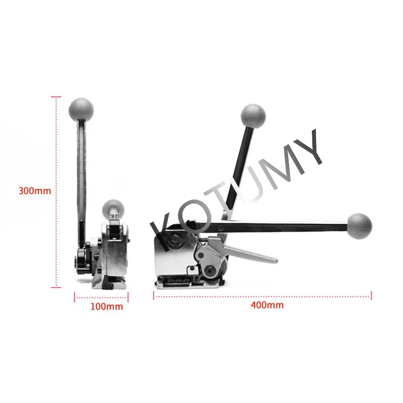 Maszyna do pakowania taśm stalowych Ręczna ręczna maszyna do wiązania bez klamry Paski do pakowania Napinacze rur stalowych Płytki