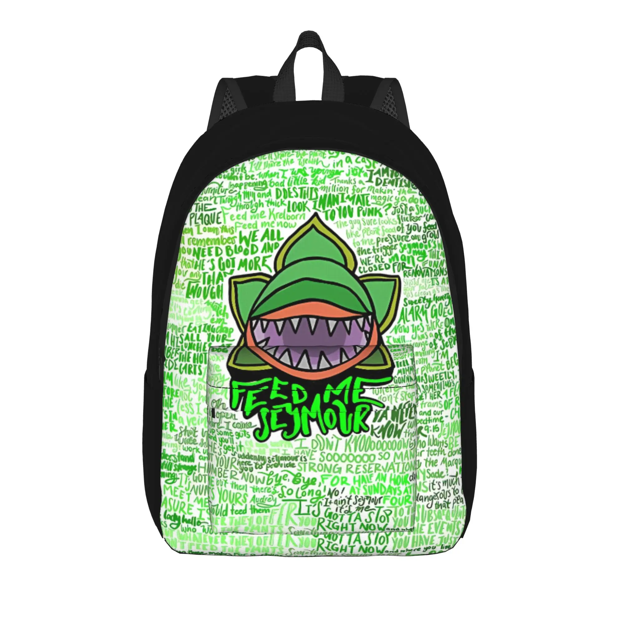 Back to School Season Feeeeed Me Backpack Little Shop of Horrors Office Workers Multi-Function Backpack