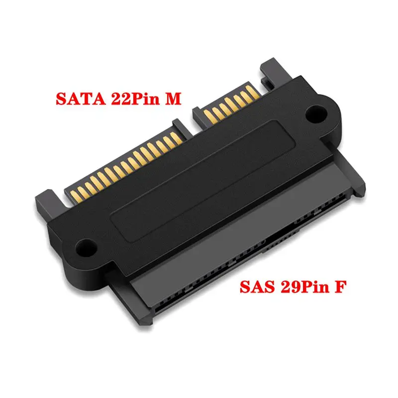 SFF-8482 материнская плата SAS 29Pin с внутренней резьбой на SATA 22Pin