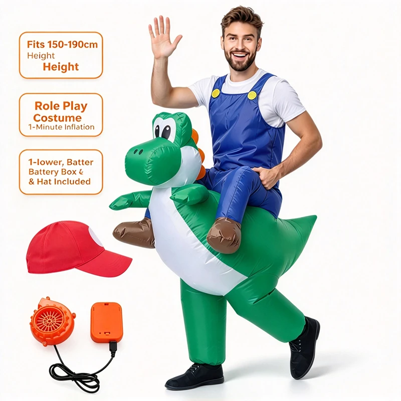 Party Performance Costume Adul - đánh giá và giá Inflatable Dinosaur Costume Adult