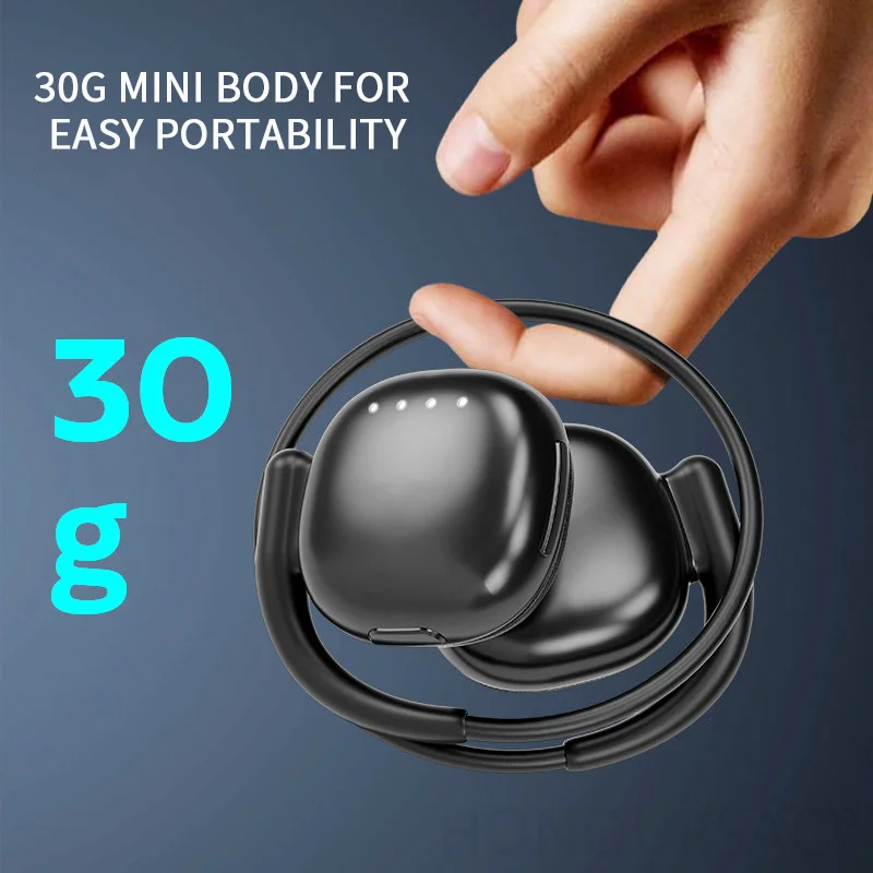 Rear Mounted Sports Bluetooth Earphone Open Not In Ear Style Music Game Dual-mode Comfortable Wear Long Battery Life HeadPhone