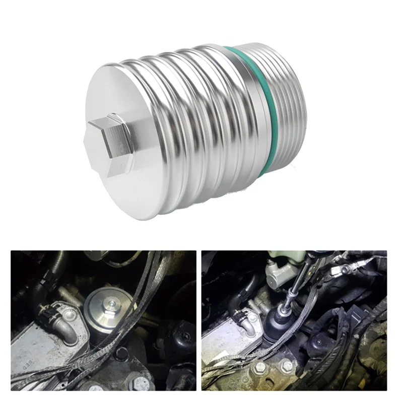 For VW Filter Housing for Audi DSG 6 Speed DQ250 Transmission Filter Cover Aluminum Alloy Filter Cover Car Modification