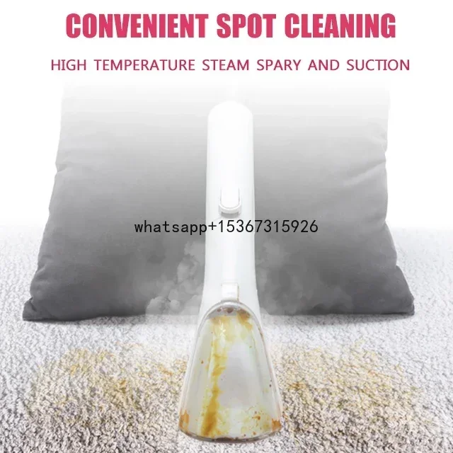 Multipurpose 12500pa extractor carpet  curtain cleaning machine dry and wet vacuum steam cleaner portable