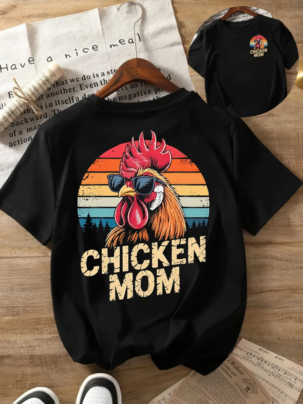 Retro Vintage Local Egg Dealer Farmer Chicken Egg Lover T-Shirt Women Men Clothing Tees Tops Vintage T Shirt Casual Clothes