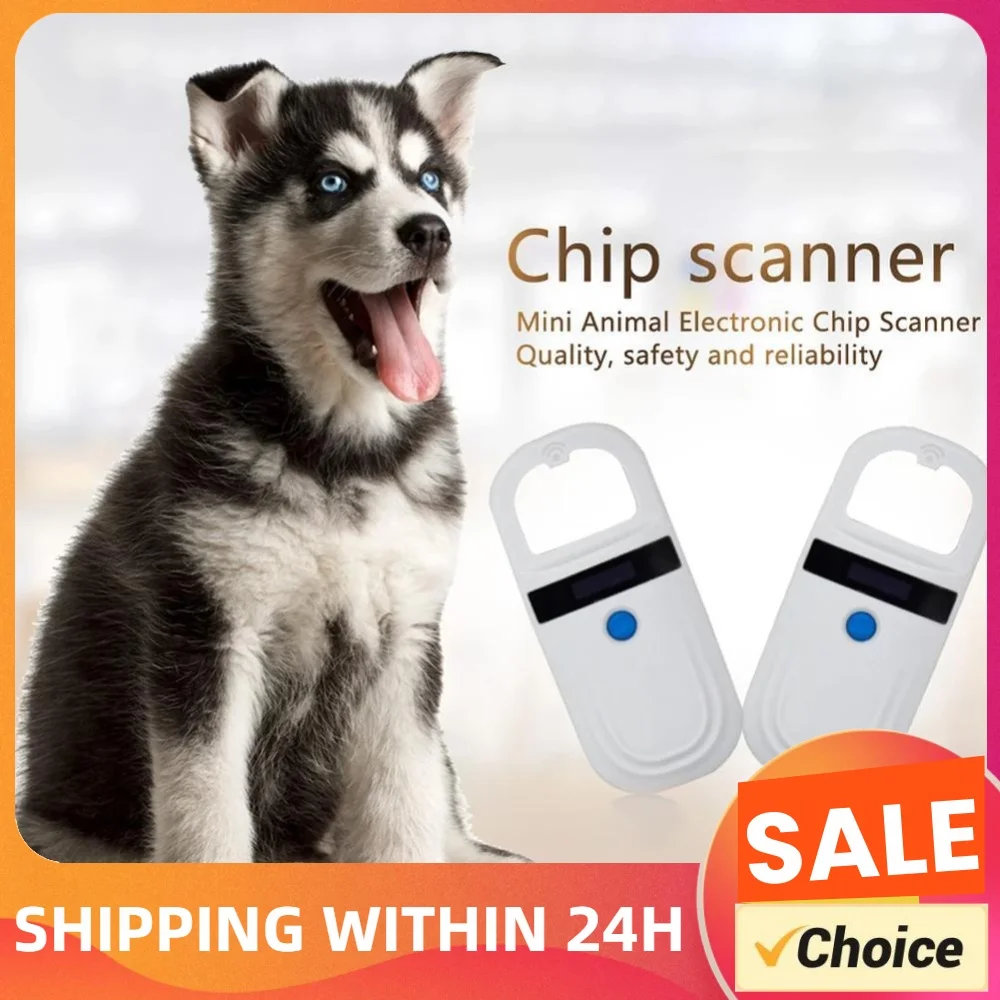 Electronic ID Chip Scanner Pet Certificate Handheld Card Reader Animal Identification Tag Readers Pet Accessories