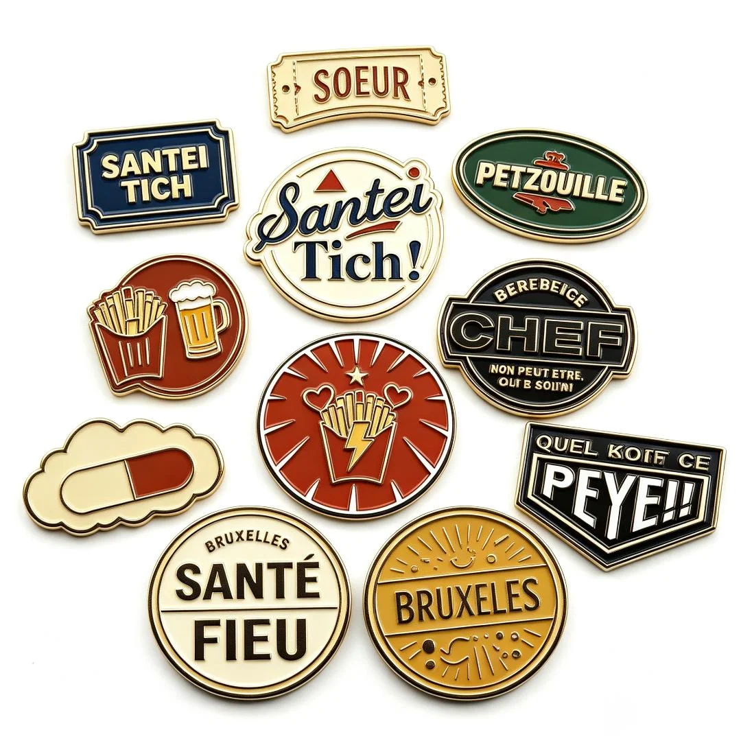 Customized 3D Country City Souvenir DIY Metal Alloy Refrigerator Sticker with Strong Magnetic Metal