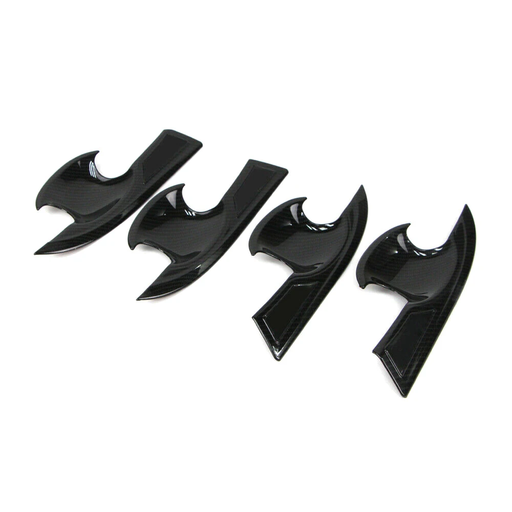

for Honda Civic 2016 2017 2018 2019 2020 Carbon Fiber Outside Exterior Door Handle + Bowl Protector Cover Trim