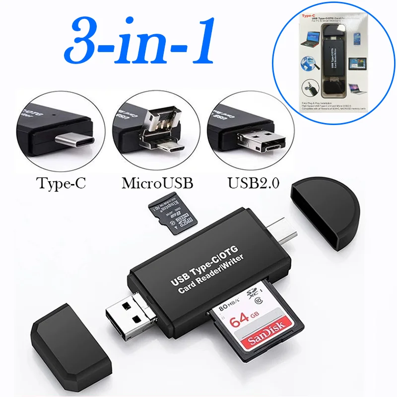 3-In-1 Usb 2.0 Card…