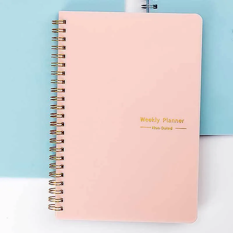 English Schedule Weekly Planner52 Weekly Coil Planner Notebook Schedule Agendas and Planners 2024 2025 Passport Cover Diaries