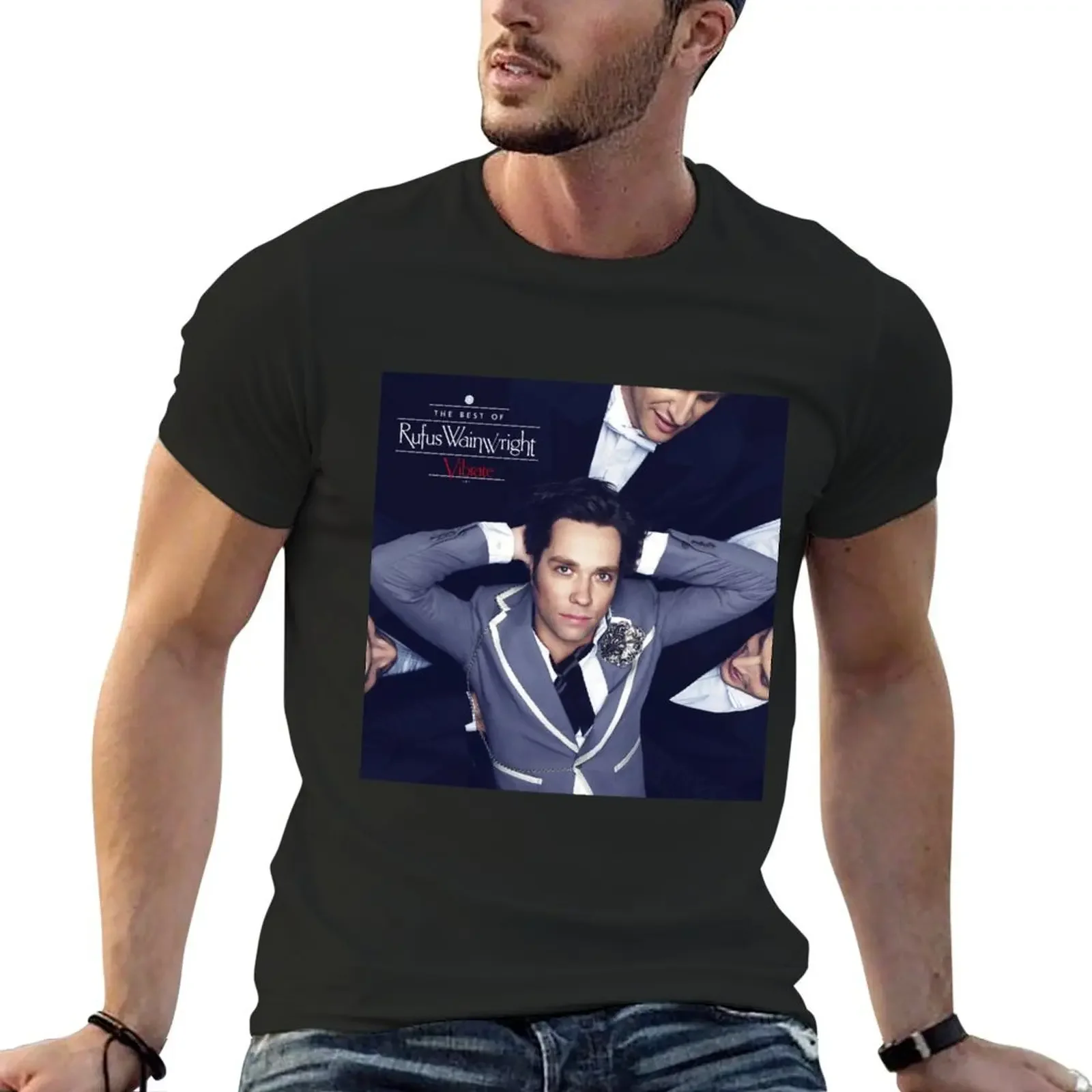 

Vibrate the best of rufus wainwright T-Shirt kawaii clothes baggy shirts customizeds Blouse mens white t shirts