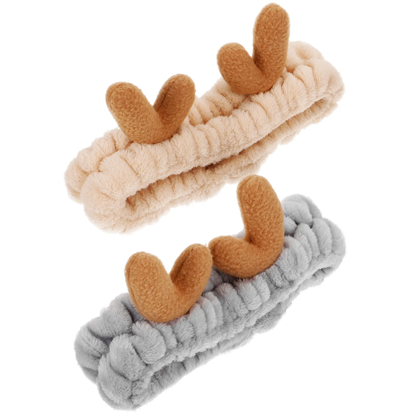 2Pcs Elastic Headbands Women Headband Breathable Comfortable Wash Face Makeup Spa Skid-Proof Hairband Hair Accessory for Yoga