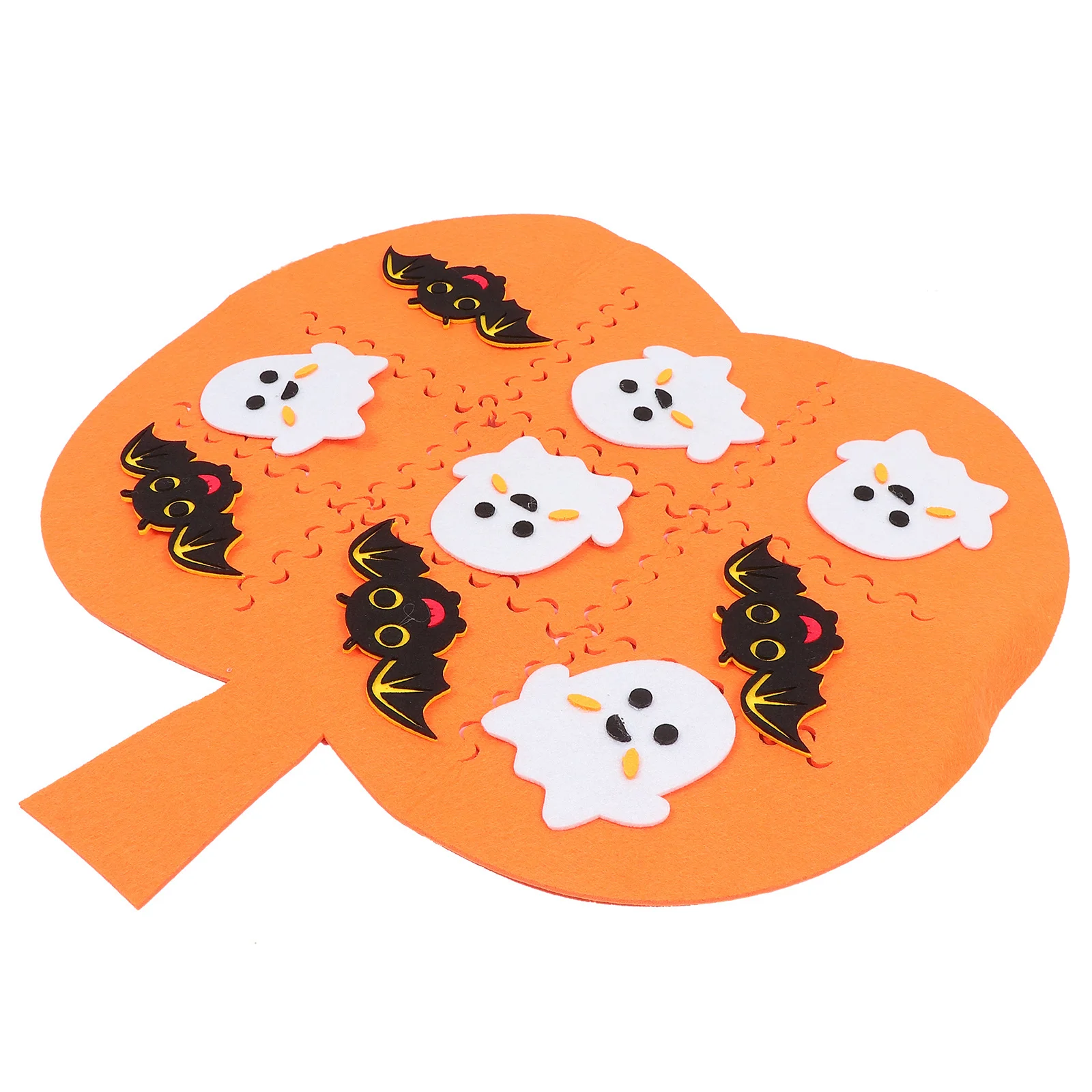 Halloween Puzzle Board Game Kids Educational Cognitive Learning Lightweight Portable Felt Grid 3x3 Grid Baby Learning Developing