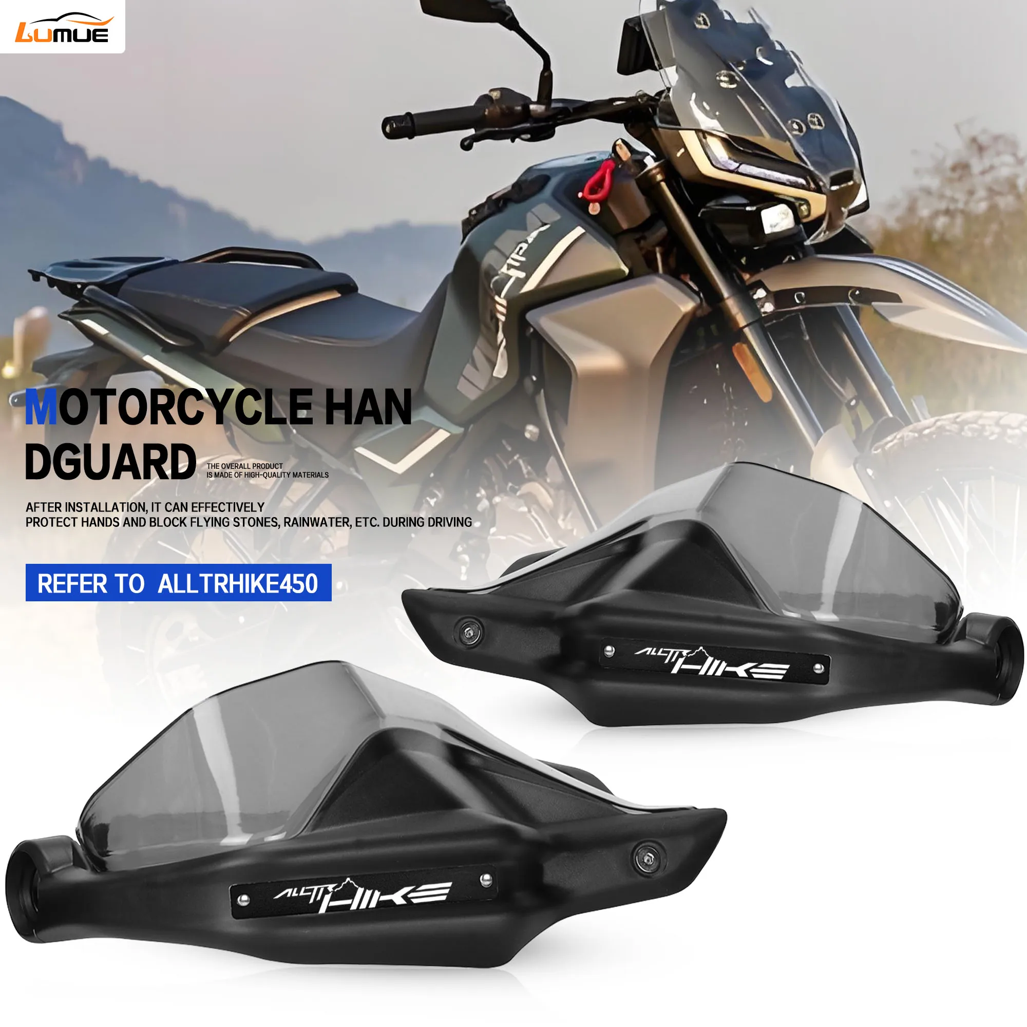 For MOTOMORINI ALLTRHIKE 450 Alltrhike450 Motocycle Handle Guard Protector Handlebar Handguards Shields Brake Windshield