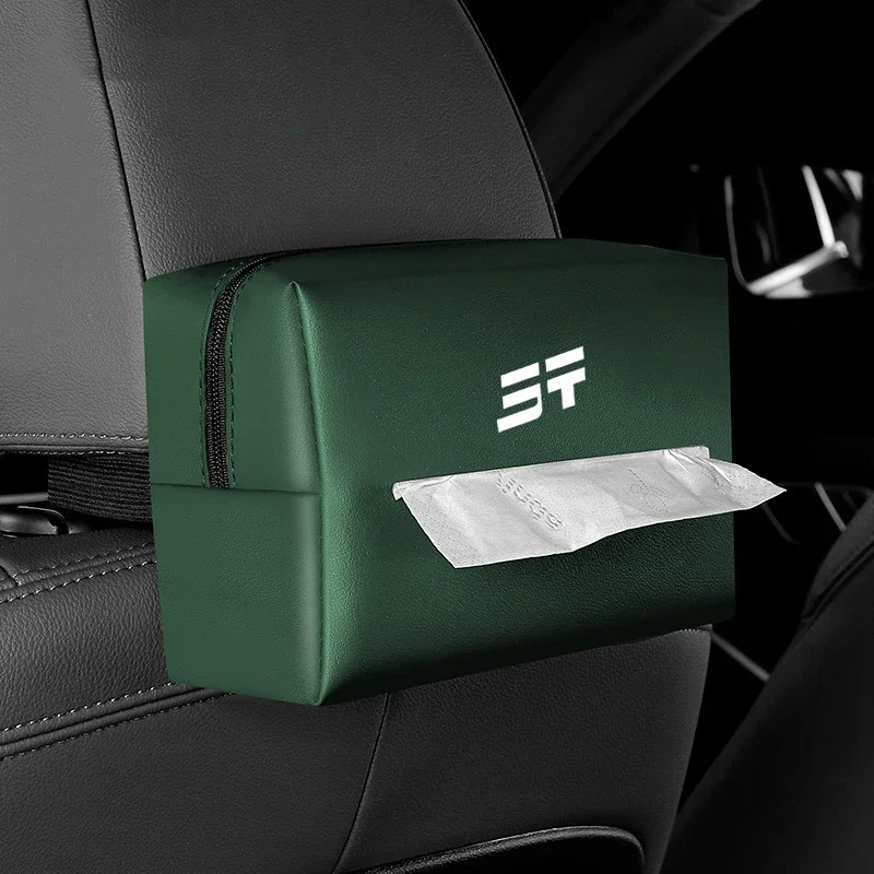 Car Tissue Box Backseat Tissue Case with Fix Strap For Chery Jetour T2 Traveler 2023 2024 2025 Auto Interior Accessory