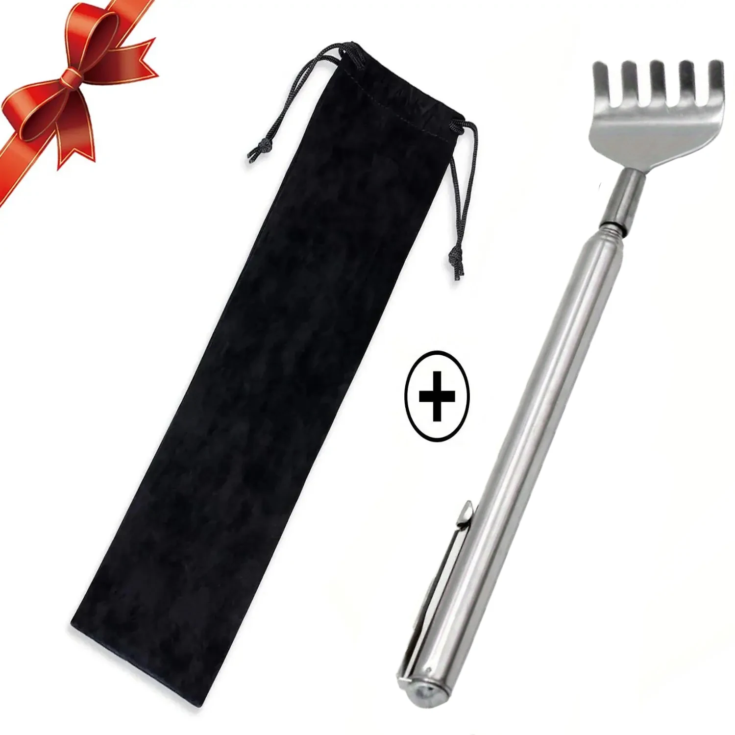 Ultra-Portable Mini Back Massager – Extendable Stainless Steel Handle for On-the-Go Muscle Relaxation, Compact & Lightweight