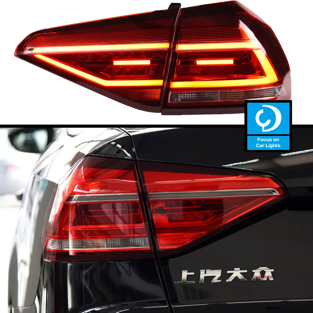 Taillights Styling For Passat US 2016-2018 Tail Light LED DRL Running Signal Brake Reversing Parking Lighthouse Facelift