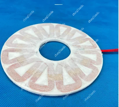300W 3-Phase Coreless Disc Coil 90/160mm x 5/9mm for Axial Flux Generator/DIY Wind Turbine/Micro Hydro Power System