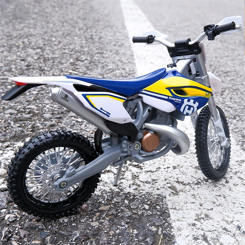 Husqvarna-Modèle de moto de cross-country FE 1/12, alliage, métal de simulation, course de rue, collection de modèles Hurcycles, 501