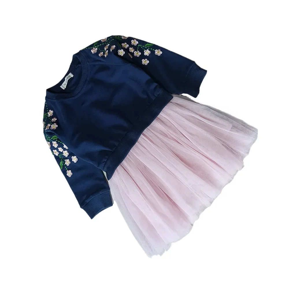 Girl Dress Long-Sleeved vestidos para niñas for age 1-4 year children spring and Autumn kids clothes платье для девочки