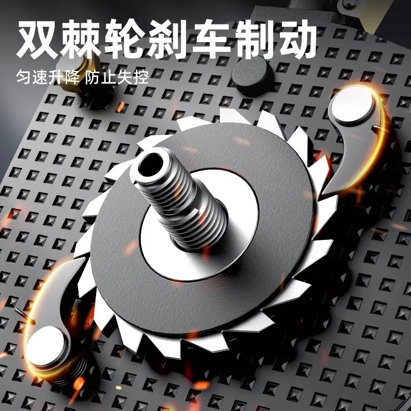 Hugong triangle inverted chain chain hoist 2 t manual hoist crane / guide chain lifting hoist