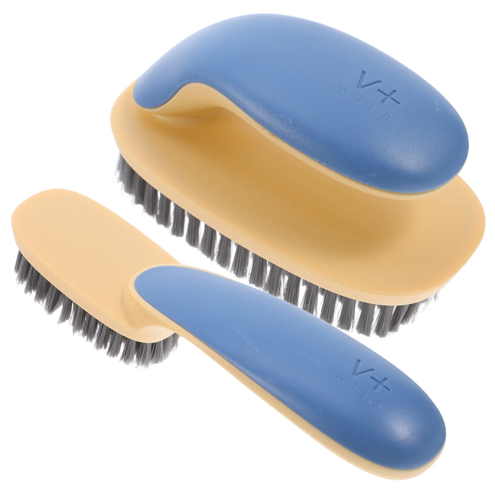 

2pcs Multifunctional Shoe Brush Set PP Material Soft Bristle Lintfree Design Laundry Cleaning Kit for Home Use
