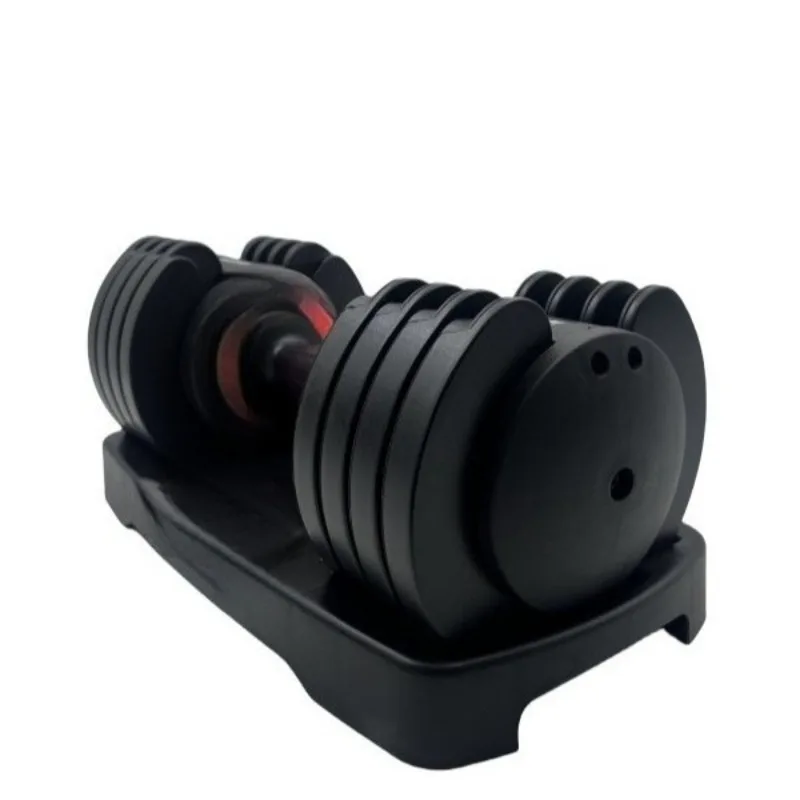 

Quick Adjustable Dumbbell Fitness Equipment Automatic Adjustable Dumbbell Home Fitness Equipment 25LB/15LB