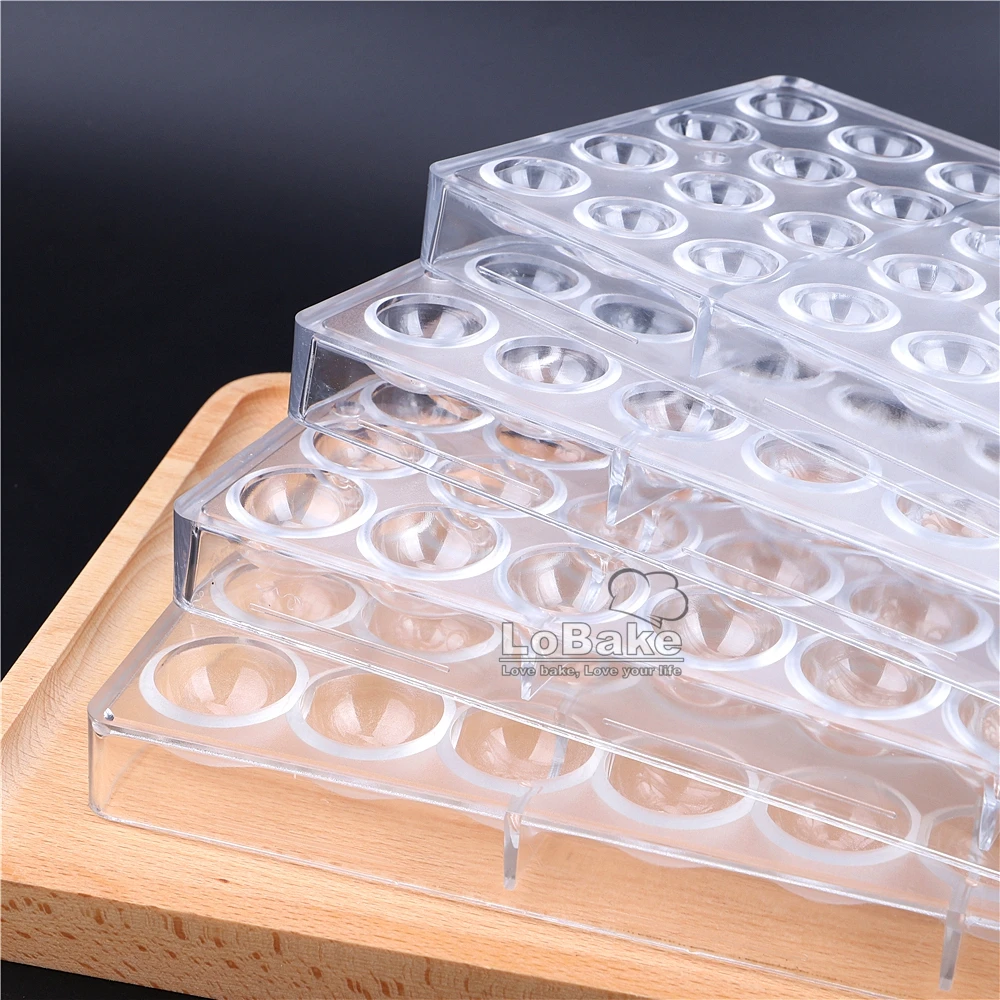 Multi Designs Half Ball Sticks Special Cube TAI JI Trigon Shape PC Polycarbonate Chocolate Mold Ice Cube Molds DIY Baking Gadget