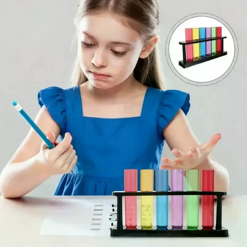 

1 Set Hands On Learning Science Teaching Lab Storage Tubes Clear Plastic Test Tubes Lightweight Portable Safe For Childrens