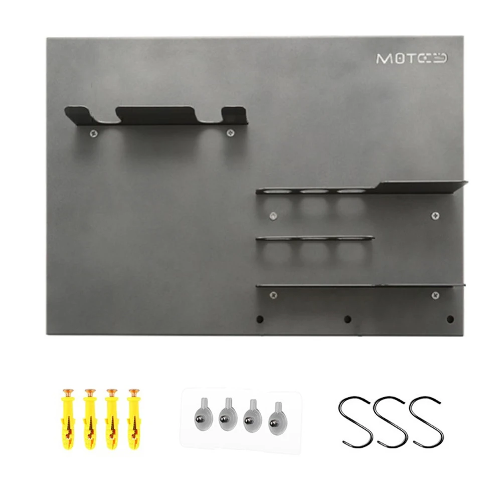 Coffee Tools Stand Wall Mount for espresso Organizer Perfect for Coffee Machine Tools for Free Up Counter Space Black and Grey