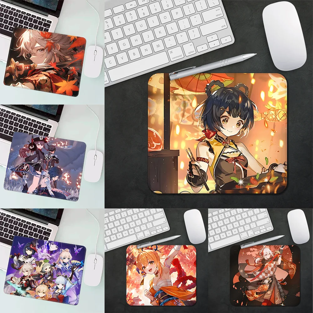 

Anime Game Genshin Impact Gaming Mouse Pad XS Small Mousepad For PC Gamer Desktop Decoration Office Mouse Mat Deskmat Rug