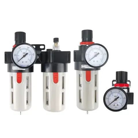 AL/AR/AF/AFC200 BL/BF/BR/BFC2000 3000 4000 PT1/4" 3/8" 1/2" Air Source Treatment Pneumatic Compressor Filter Oil Separator