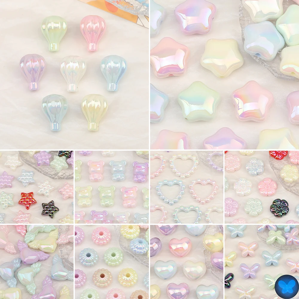 

Cordial Design DIY Beads Making/Aurora Luminous Effect/Various Shape/Hand Made/Acrylic Beads/Jewelry Findings & Components
