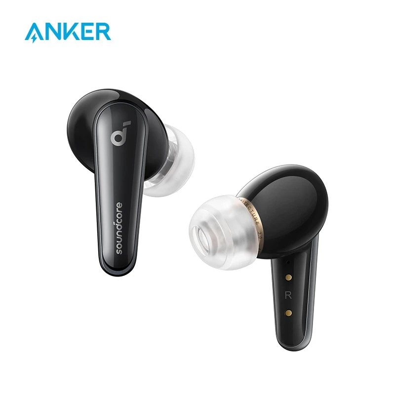 Soundcore от Anker Liberty 4, наушники с шумоподавлением, настоящие беспроводные наушники с двойными динамическими драйверами ACAA 3.0 для Hi-Res