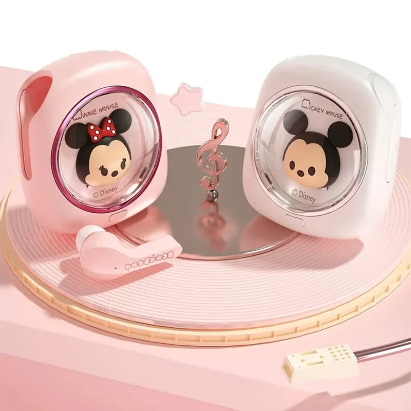Disney Original LY-858 TWS Wireless Bluetooth 5.3 Headset Low Latency Gaming Earphone HIFI Sound in-Ear Earbuds Noise Reduction
