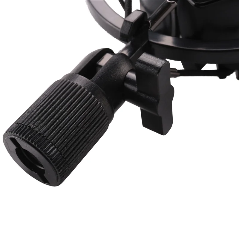 

CJSD-2X Universal 3KG Bearable Load Mic Microphone Shock Mount Clip Holder Stand Radio Studio Sound Recording Bracket Black
