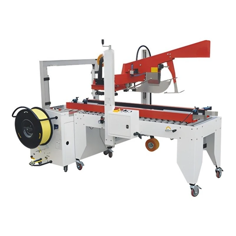 

Automatically fold the lid and seal the upper and lower one-word tape, seal the box and pack it once.