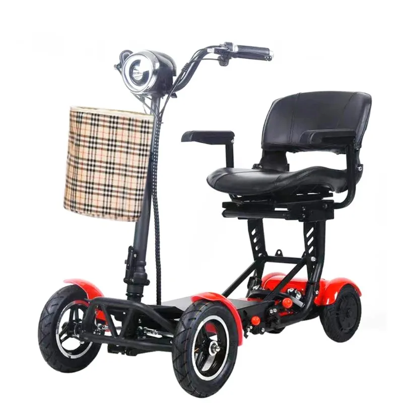 Airo T2 Electric 4-wheeled Motorcycle 500W Dual Motors Folding Mobility for Disable /Aged Person